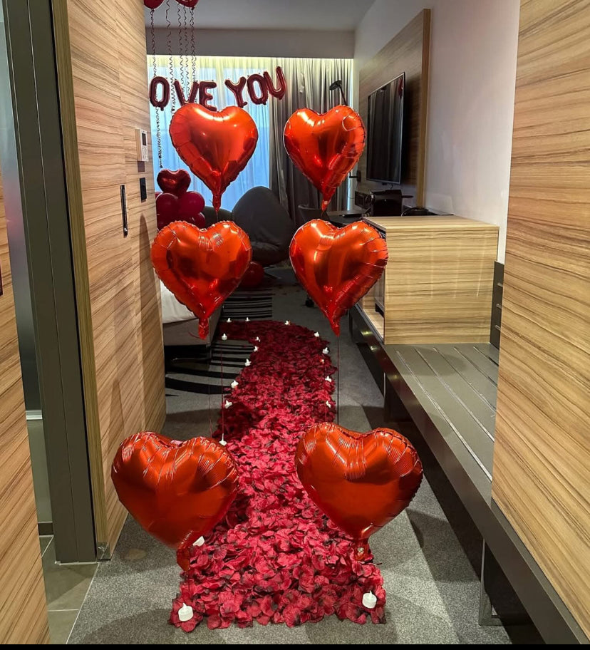 I love you setup packages/ house setup/hotel