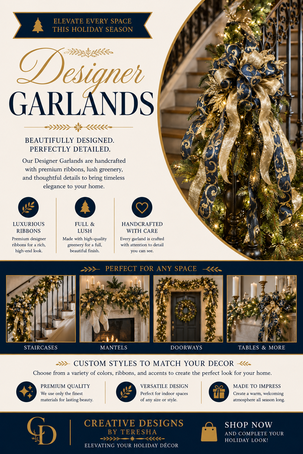 Custom Christmas Garland
