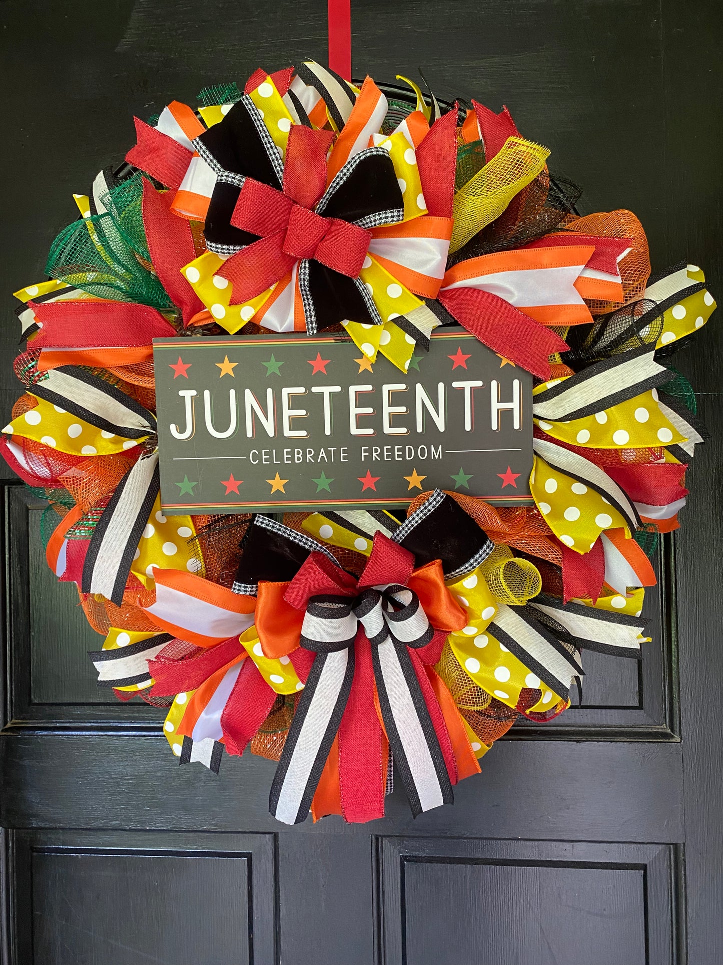 Juneteenth wreath large