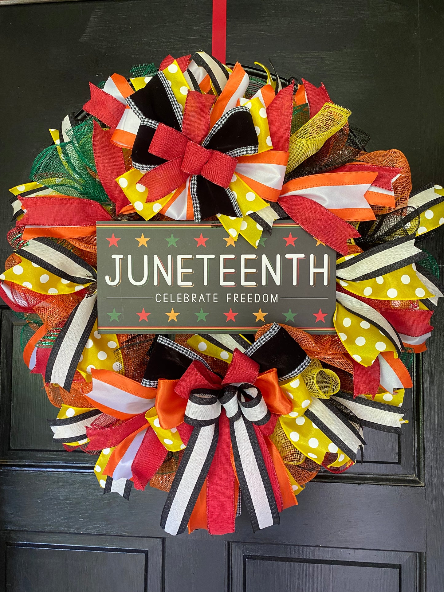 Juneteenth wreath large