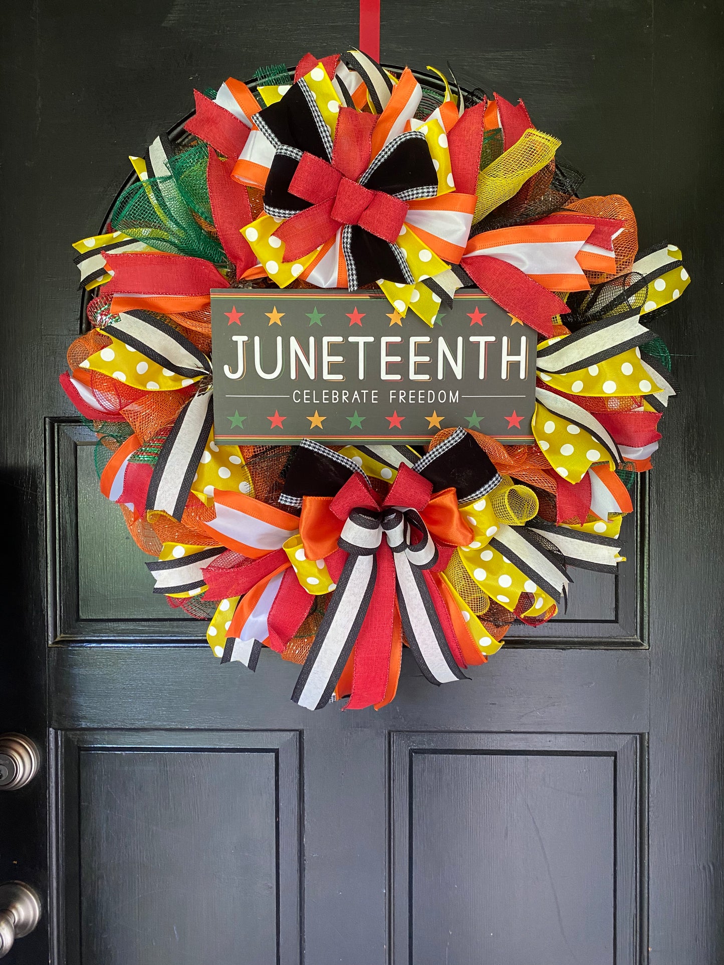 Juneteenth wreath large