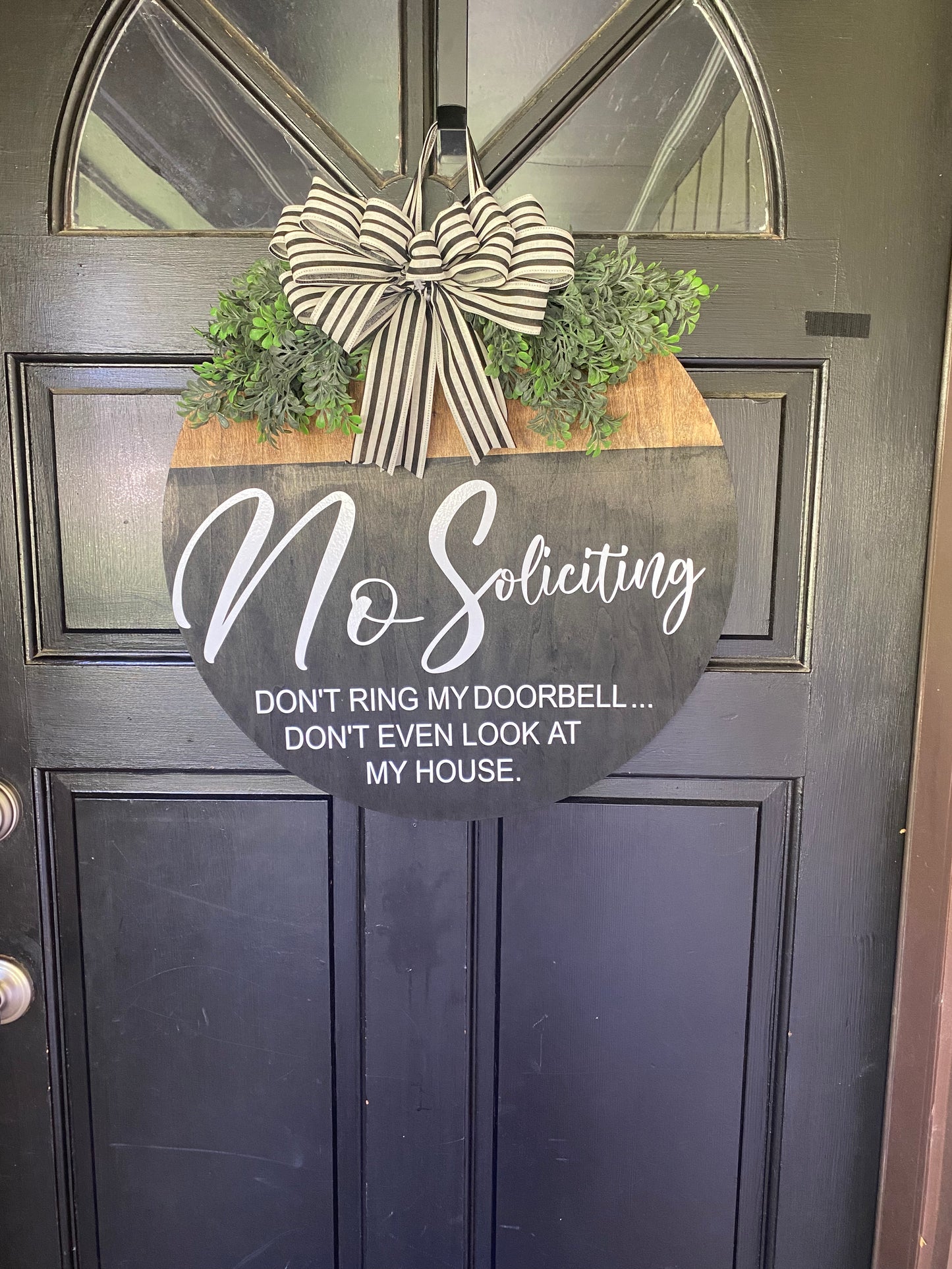 No soliciting No soliciting