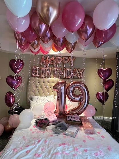 Birthday setup for home or hotel