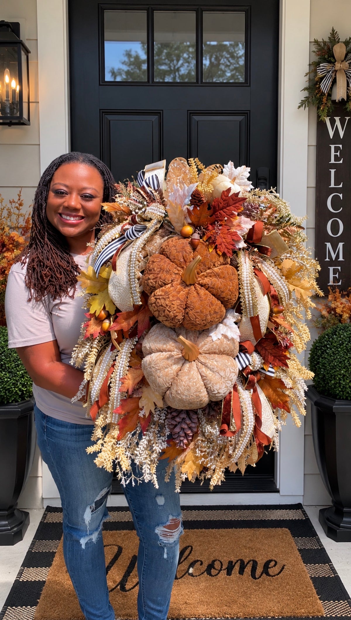 Autumn Royalty Luxury Wreath