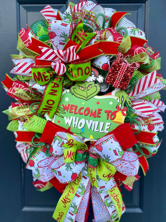 Grinch wreath