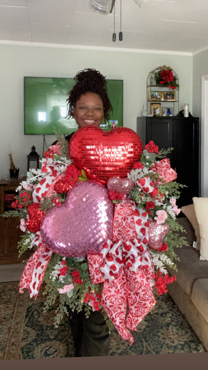 Valentines Day wreath