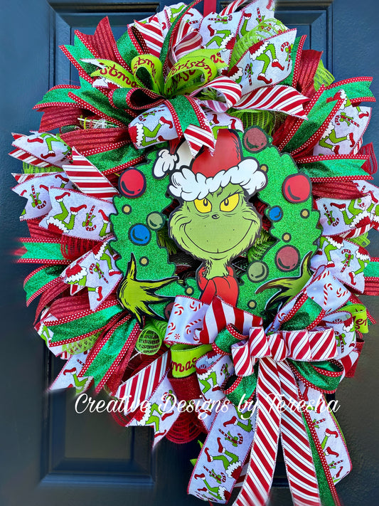 Grinch wreath