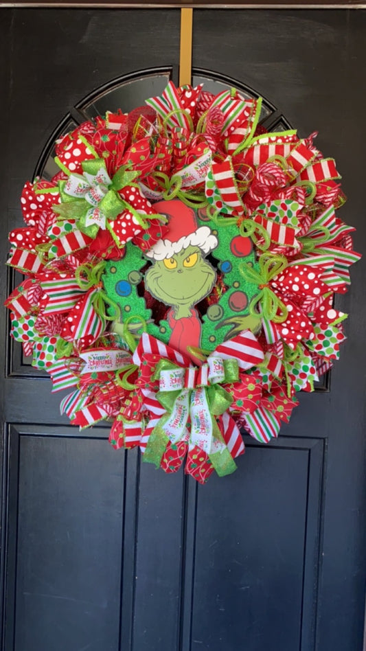 Grinch wreath