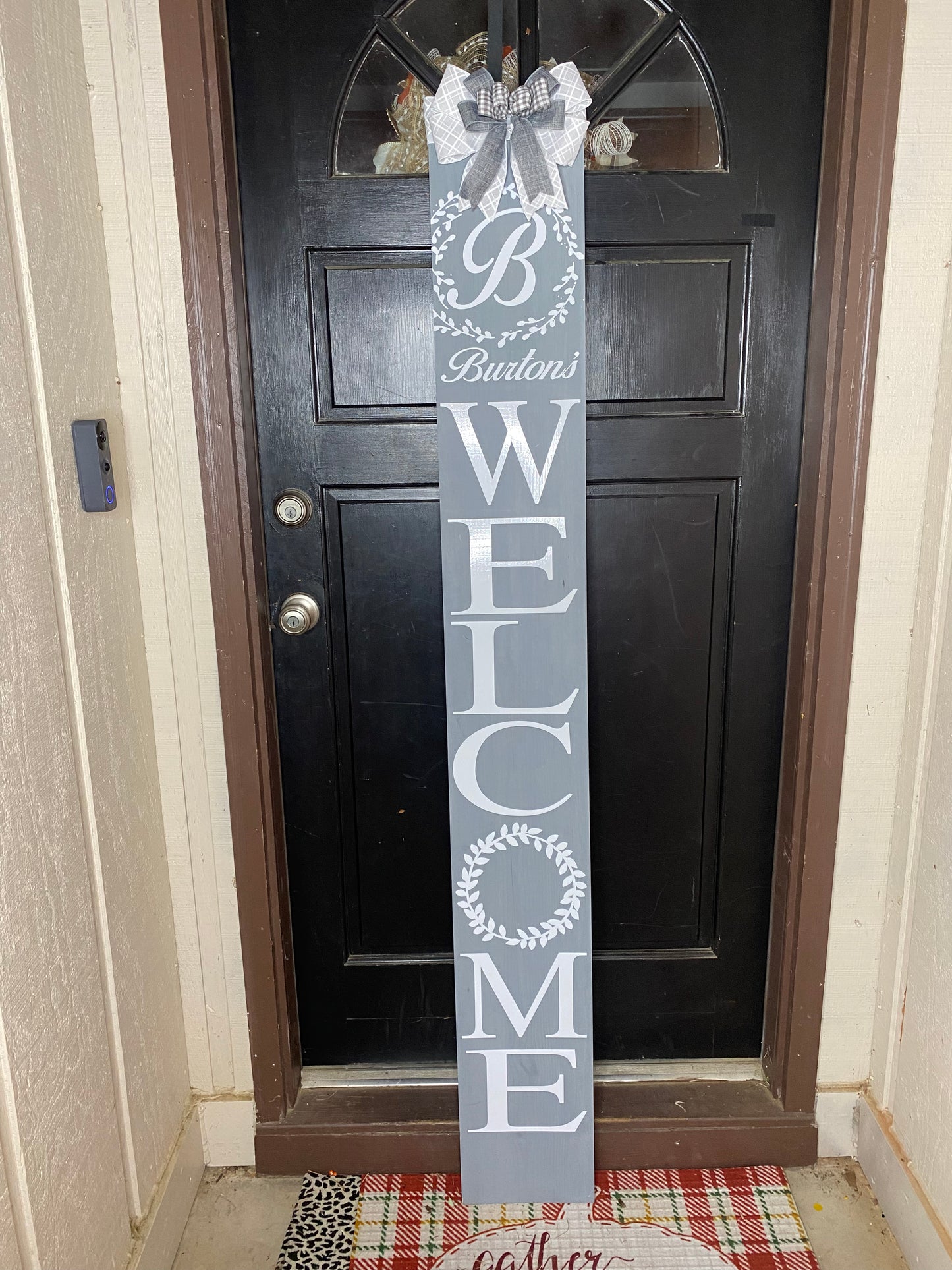 6 foot welcome sign