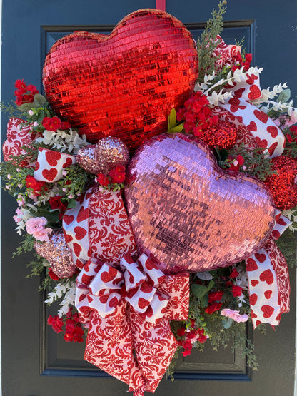 Valentines Day wreath