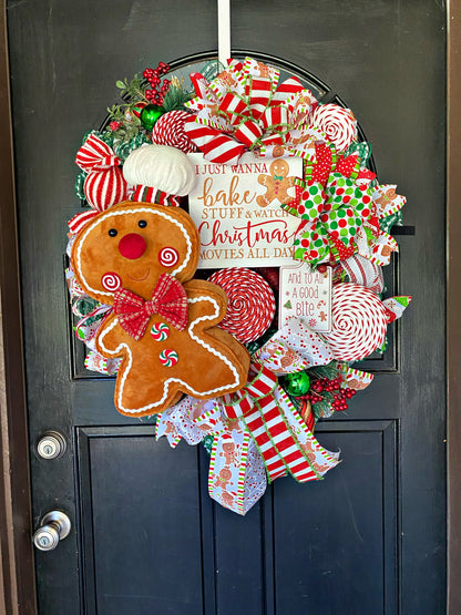 Gingerbread wreath