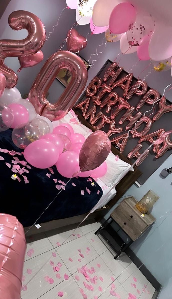 Birthday setup for home or hotel