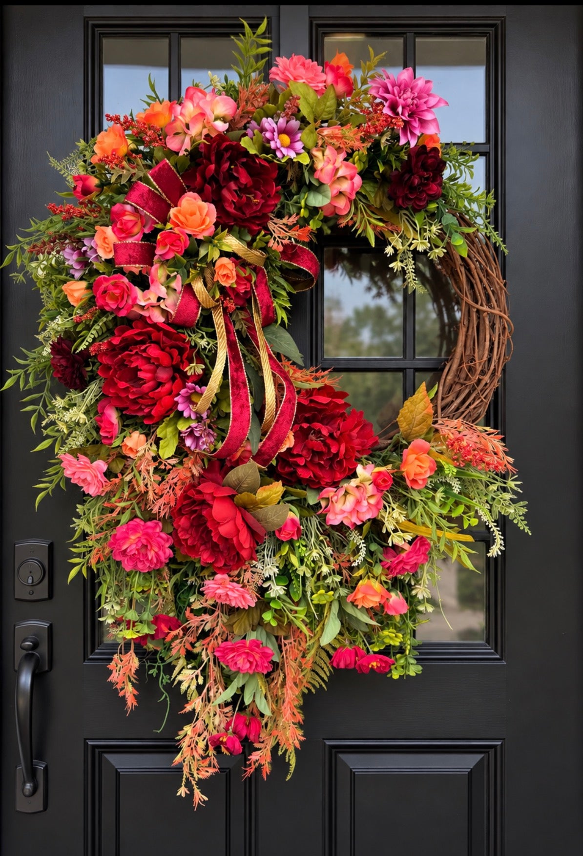Autumn in Bloom wreath