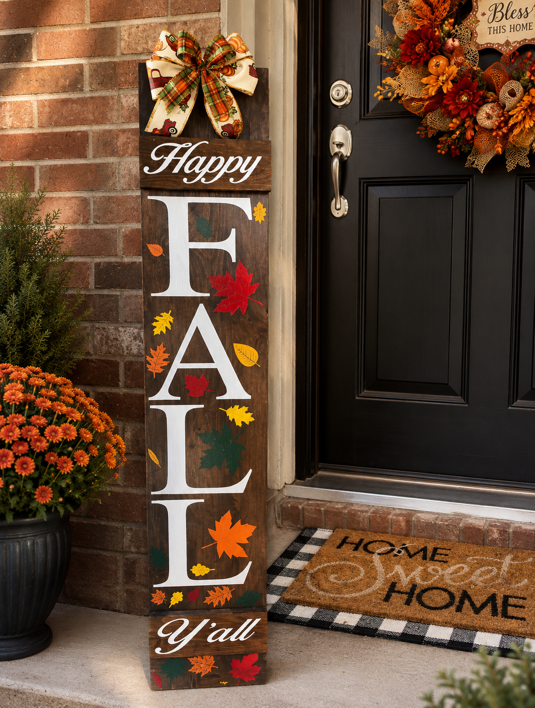 Happy fall sign