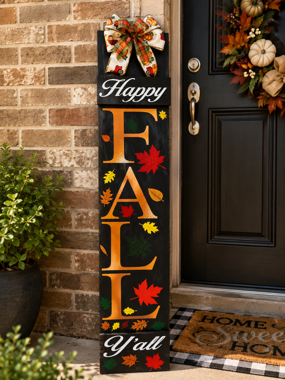 Happy fall sign