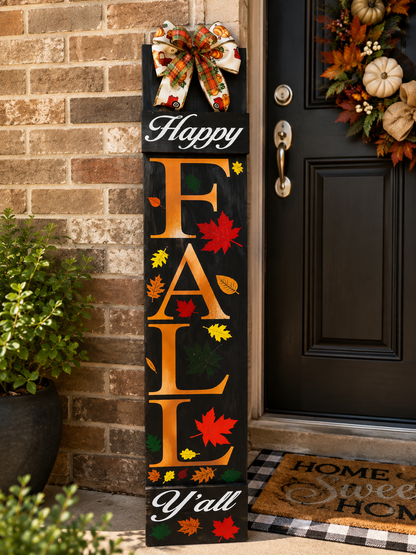 Happy fall sign