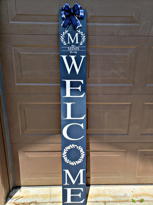 6 foot welcome sign