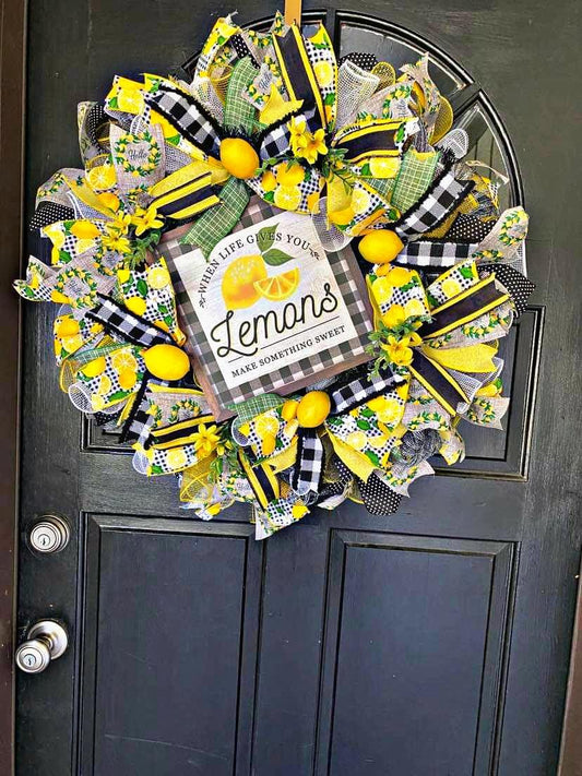 Lemon delight wreath