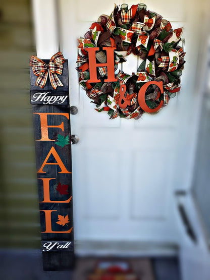 Happy fall sign