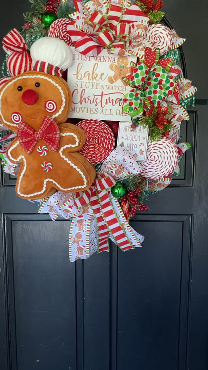 Gingerbread wreath