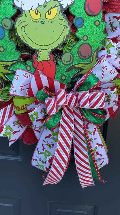 Grinch wreath