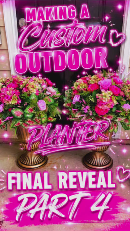 Luxury custom planter set