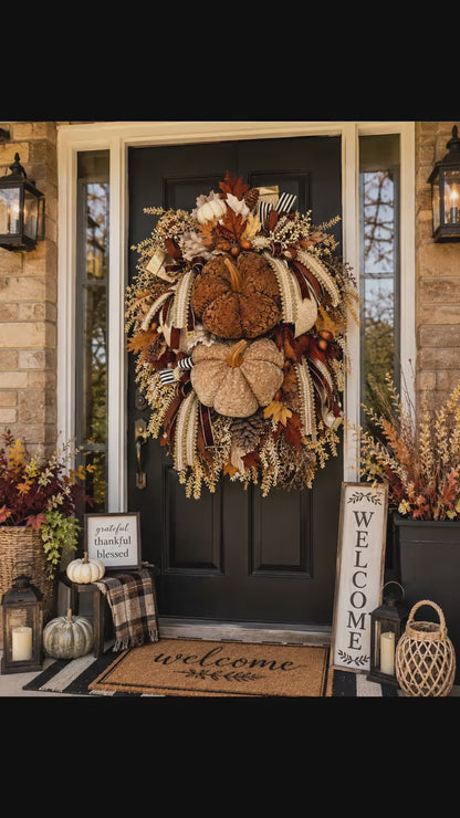 Autumn Royalty Luxury Wreath
