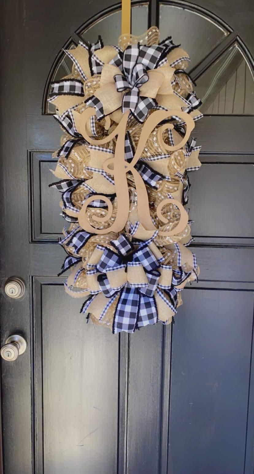 Buffalo swag wreath