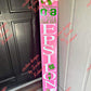 sorority and fraternity welcome signs