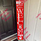 sorority and fraternity welcome signs