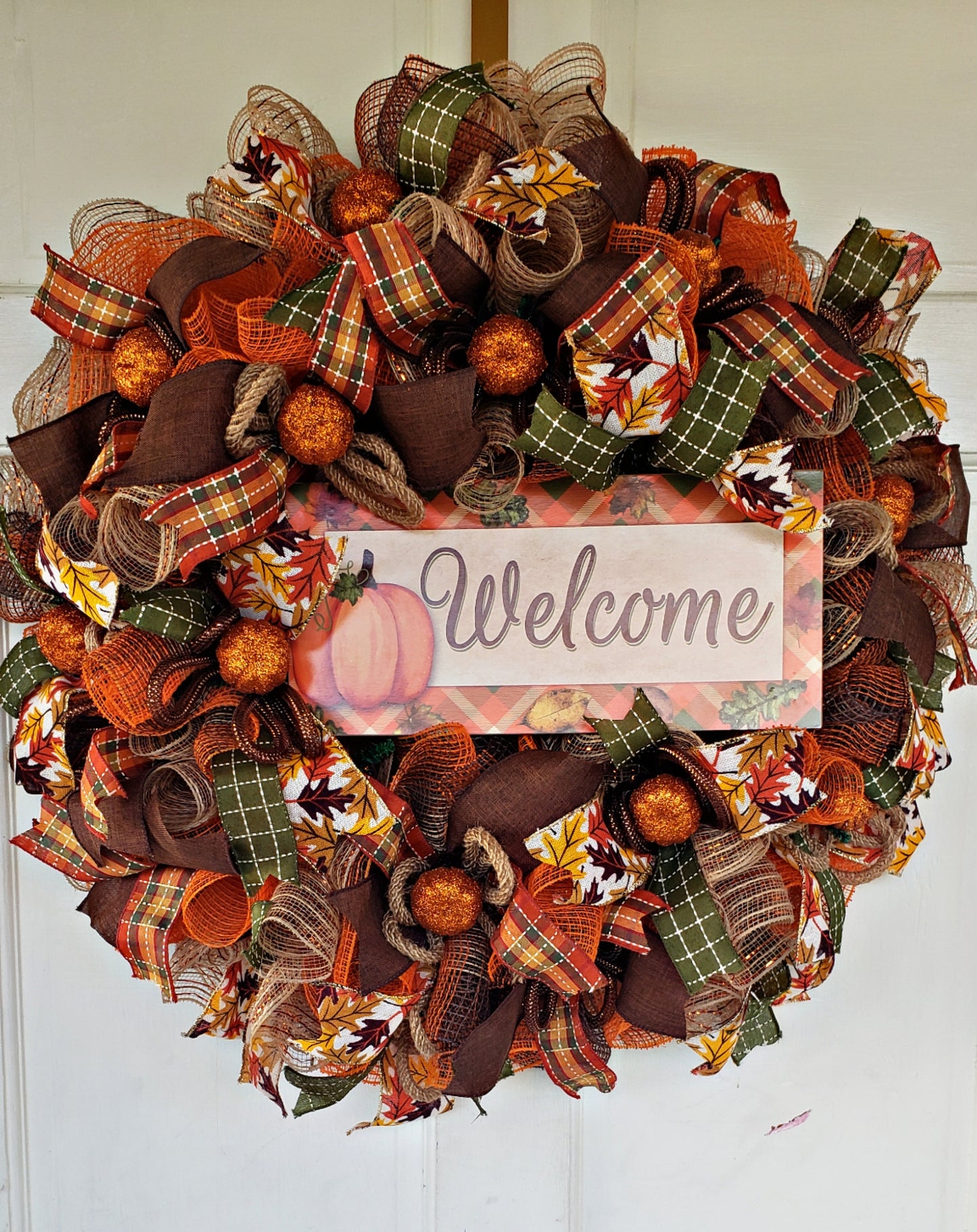 Welcome Fall wreath