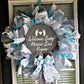 Welcome baby wreath