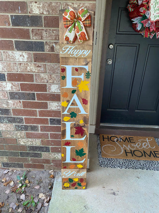 Happy fall sign