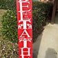 sorority and fraternity welcome signs